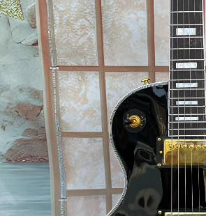 2003 Custom Black Beauty Electric guitar Solid Mahogany Body 22 Frets Hot sale