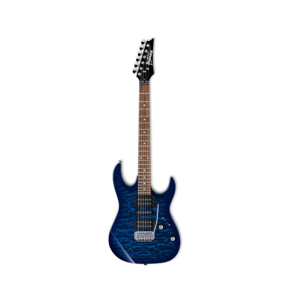 Ibanez GRX70QA GIO Electric Guitar with Instrument Cable and Guitar Stand