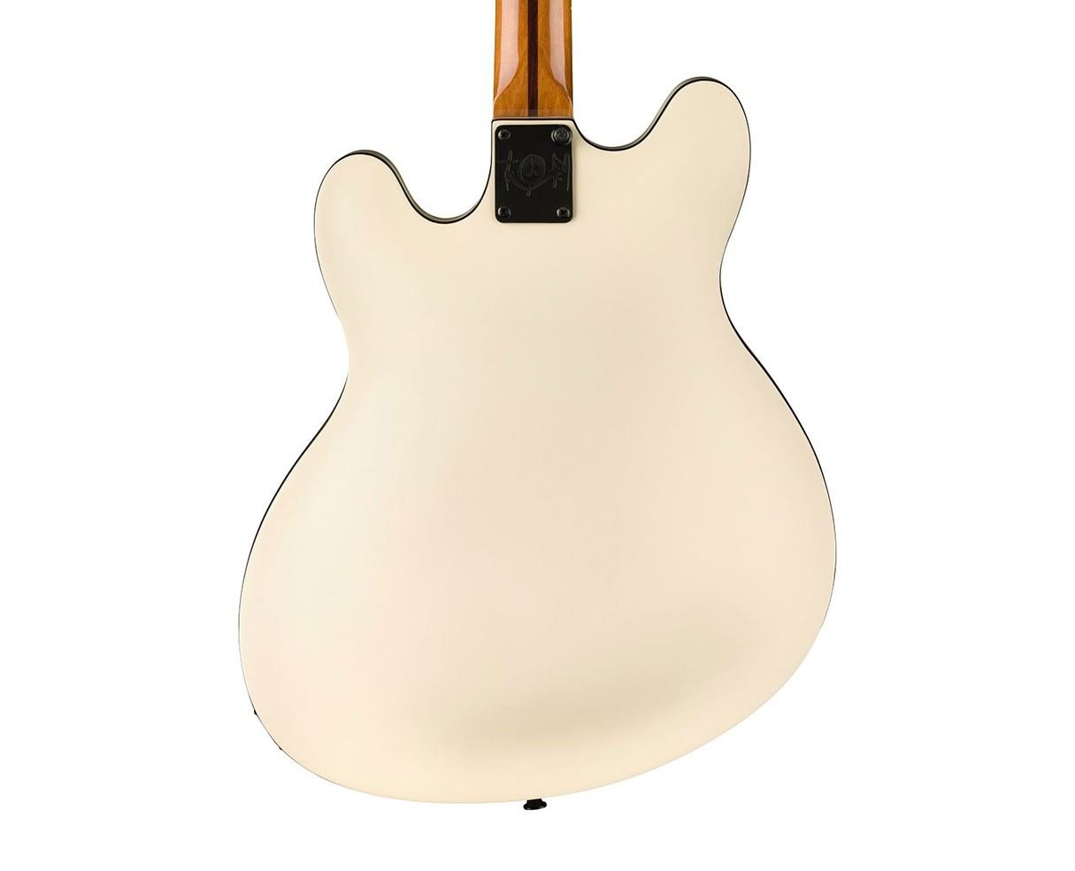 Used Fender Tom DeLonge Signature Starcaster – Satin Olympic White