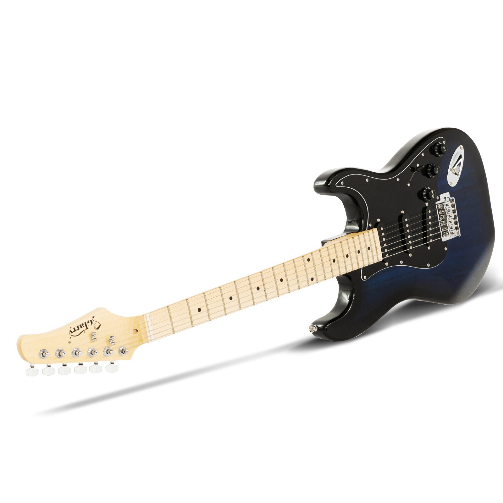 US GST Stylish Navy Blue Electric Guitar 6 String w/Gig Bag Cable Strap Speaker