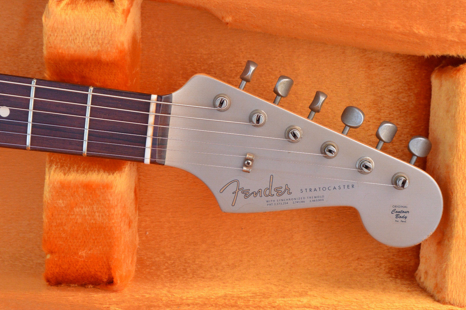 SHORELINE GOLD w MATCHING HEADSTOCK! 1960 Fender STRATOCASTER CUSTOM SHOP GUITAR