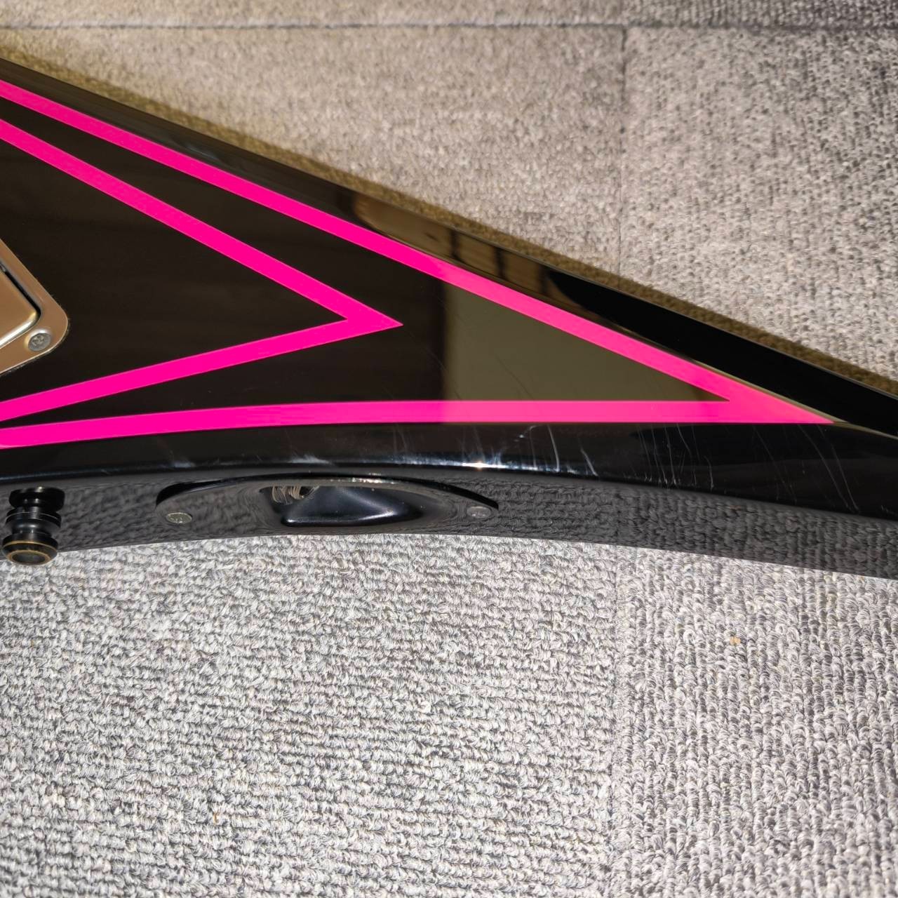 Edwards E-ALEXI PINK Black Alexi Laiho EMG HZ-FH2 + MM-04 Switch From Japan