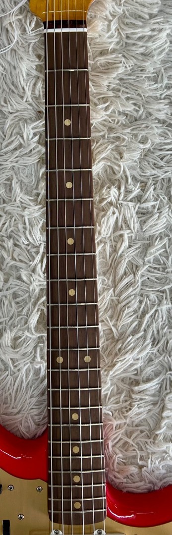 Fender Vintera II Road Worn ’50s Jazzmaster, Rosewood Fingerboard, Fiesta Red