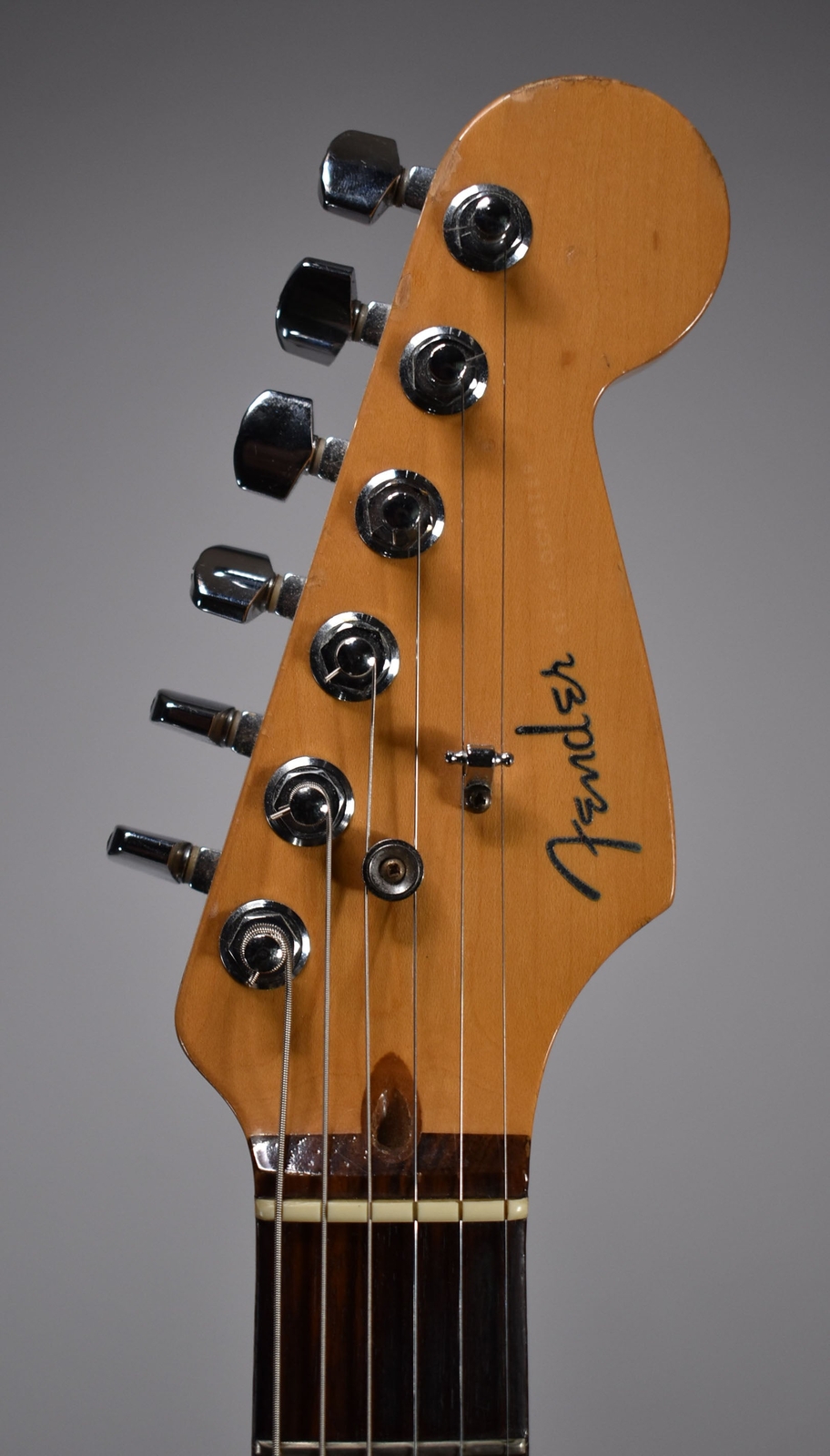 1998 Fender American Deluxe Stratocaster Transparent Teal w/HSC