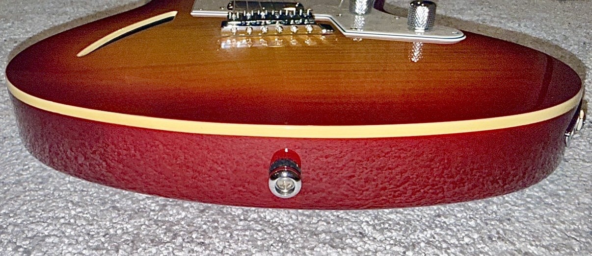 Eastwood Airline Map Semi-Hollow Electric Guitar Red RH 6-String w/ Hard Case