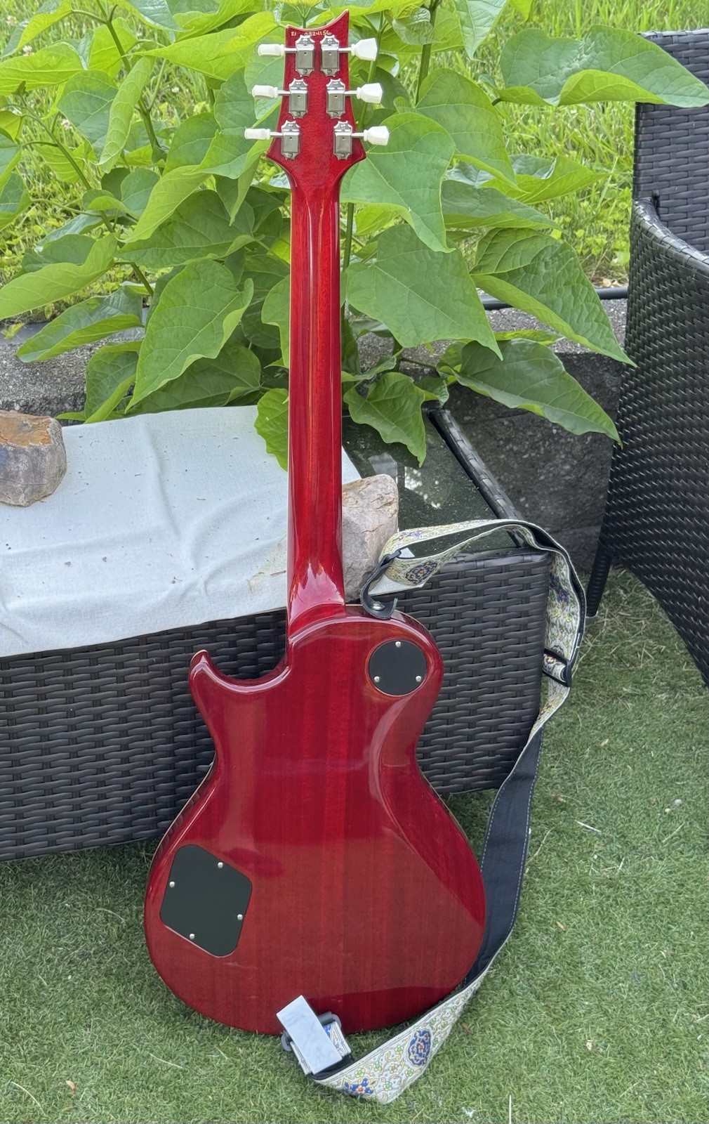 💥EXCELLENT💥PAUL REED SMITH McCarty 594 CHARCOAL CHERRY ELECTRIC GUITAR w/ CASE