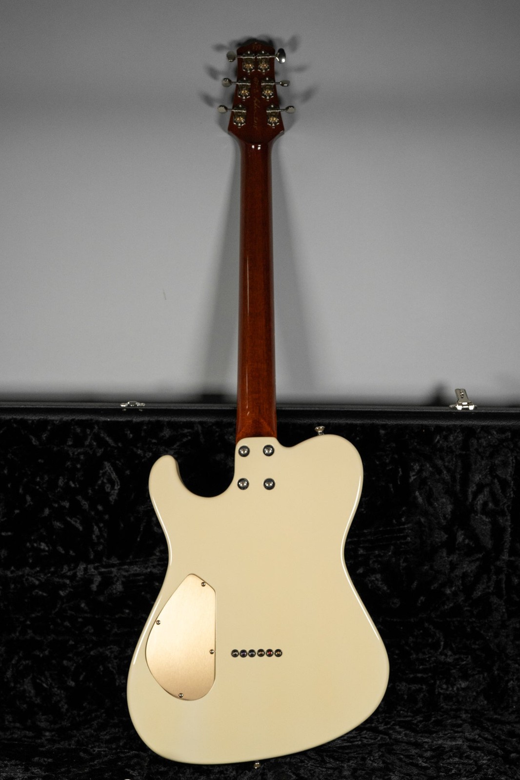 2015 Asher Guitars GT-3 Antique White Lollar Gold Foils w/OHSC