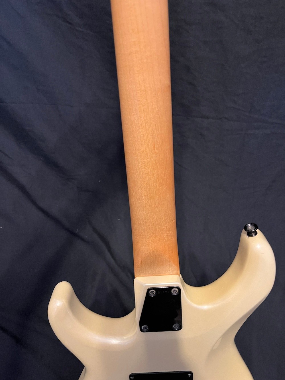 Rare 1991 Vintage ESP M-1 Guitar H/S in Pearl White W/Case Queensryche Vibe!