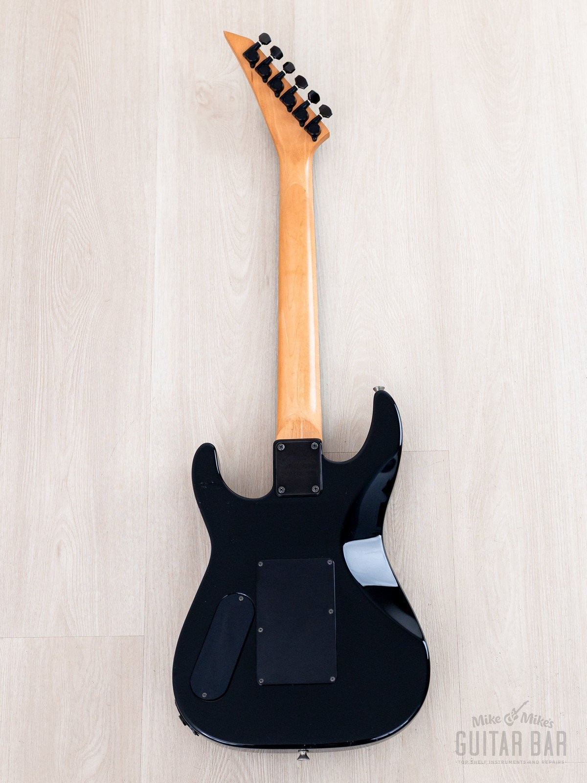 1990s Charvel 610-SL SSH Short Scale Superstrat Black w/ Floyd Rose, Japan