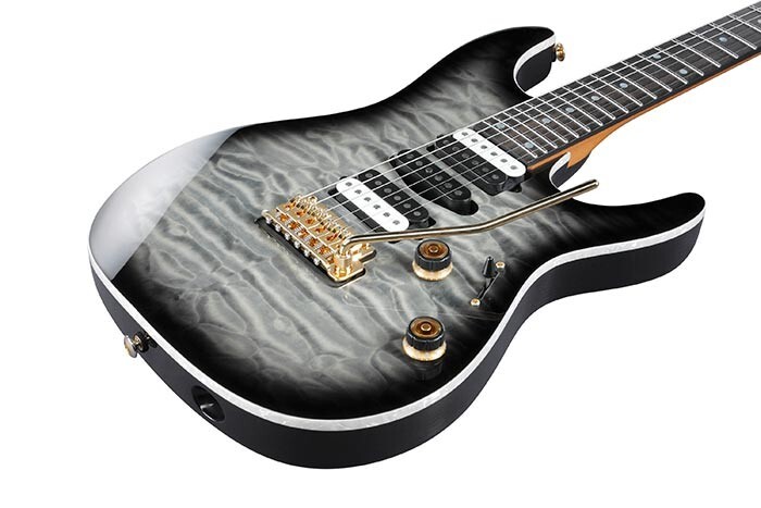 Ibanez AZ47P1QM Premium Guitar Black Ice Burst + Gig Bag AZ47P1QMBIB NEW