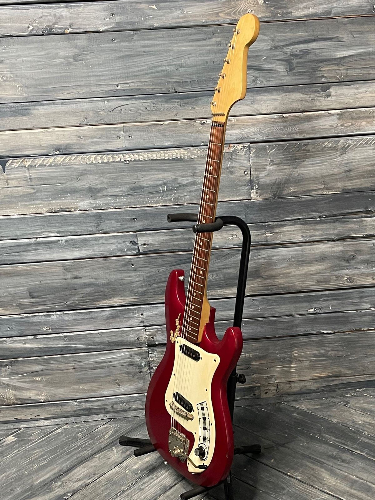 Used 1964 Hagstrom II Electric Guitar with Case- Red