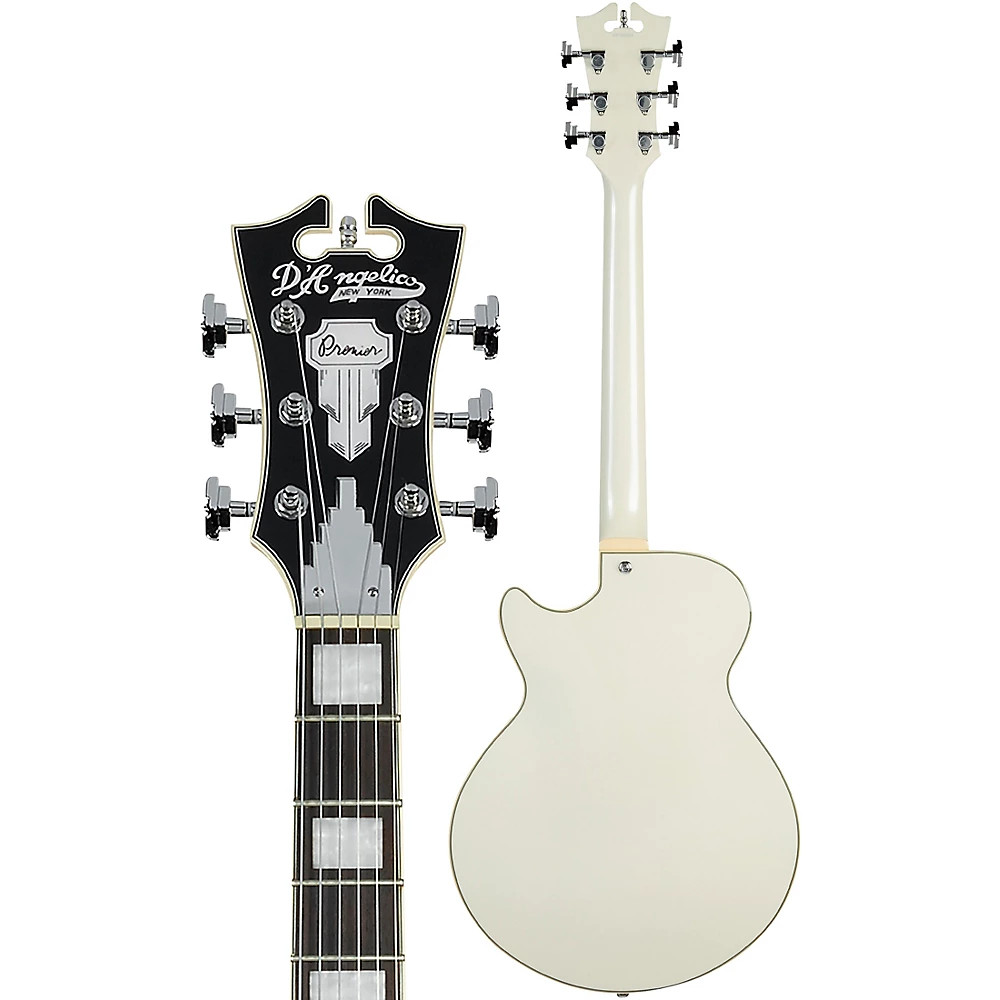 D’Angelico Premier SS SemiHollow Electric Guitar Stopbar Tailpiece Champagne