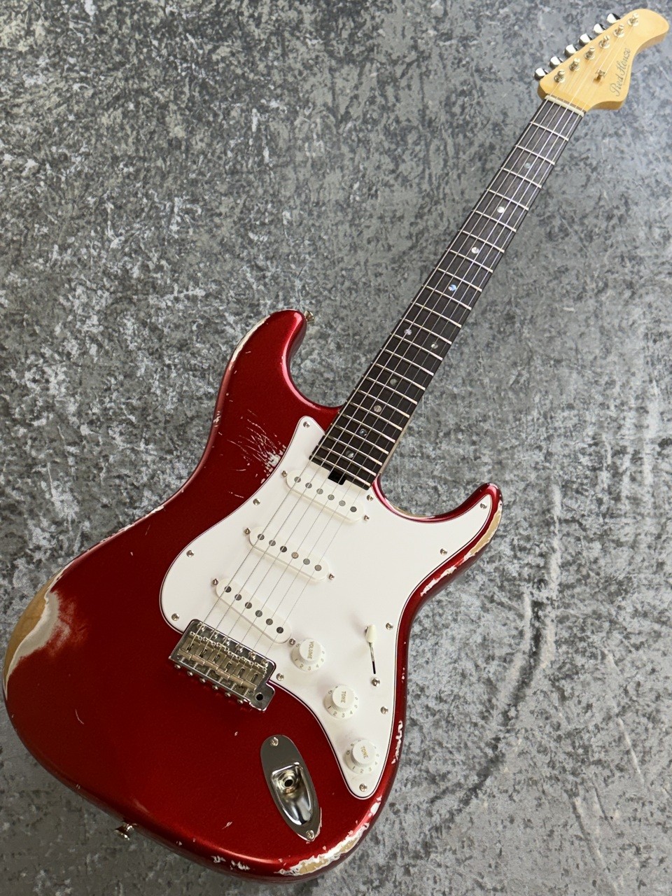 Red House Piccola S/SSS Candy Apple Red Heavy Aged Used