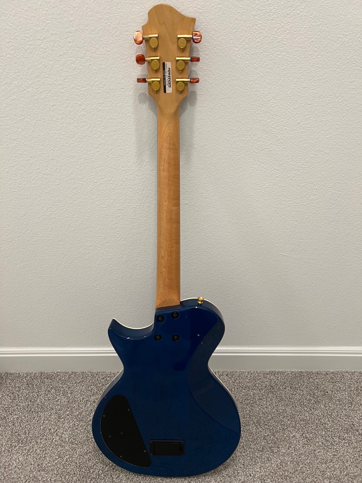 Fernandes LSA – 65 Monterey Blue Japanese Made Electric Acoustic Guitar