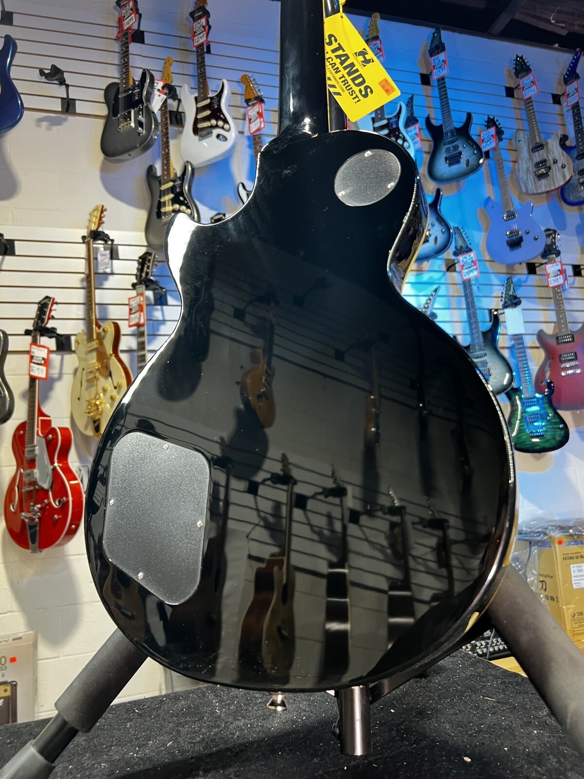 Epiphone Les Paul Standard ’60s Electric Guitar Ebony Auth Deal! GET PLEK’D 142