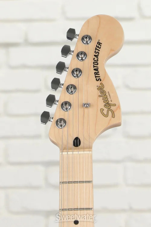 Squier Affinity Series Stratocaster FMT HSS Electric Guitar – Black Burst with