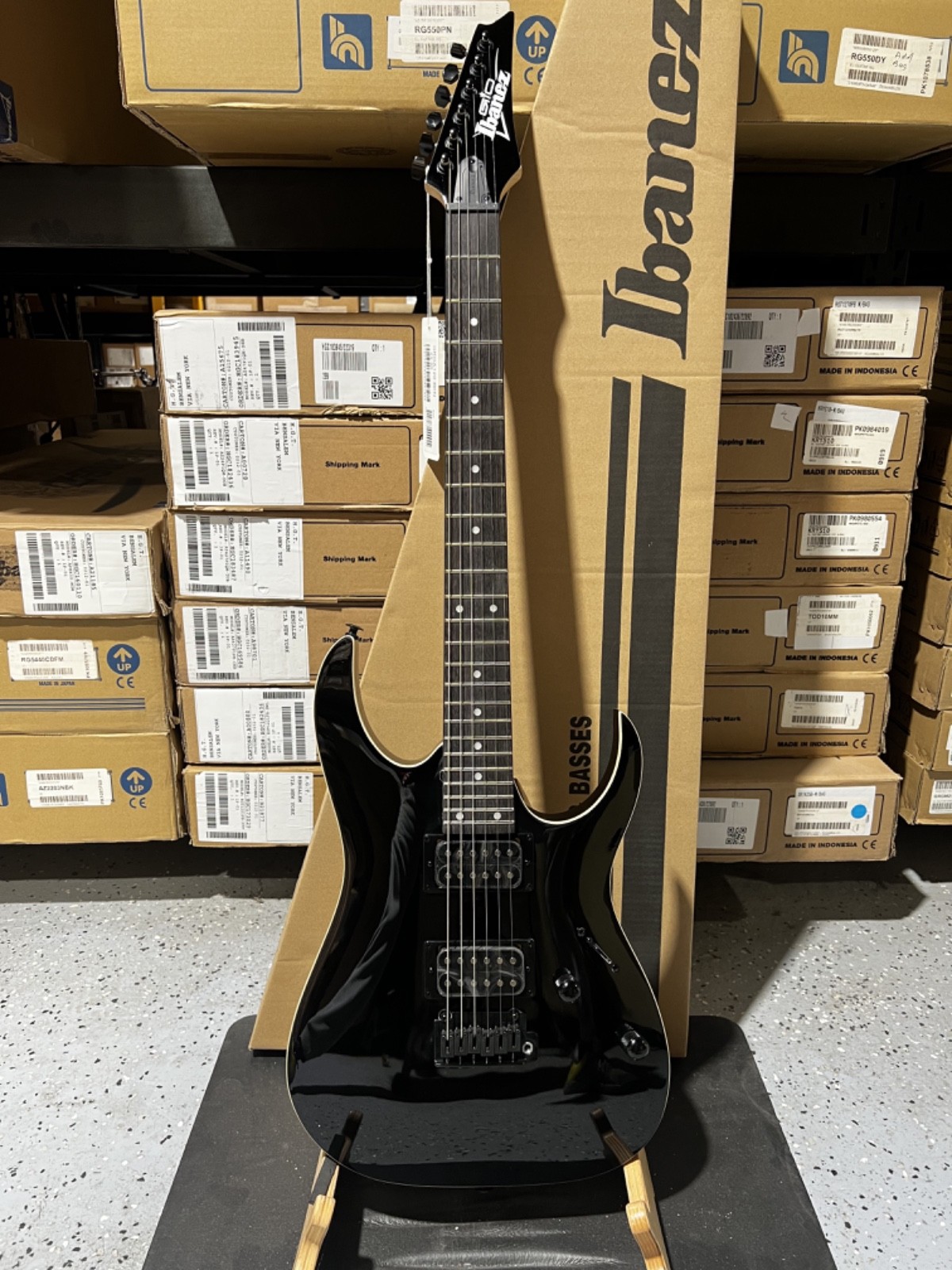 Ibanez GRGA120 GIO RGA Series Electric Guitar – Black Night