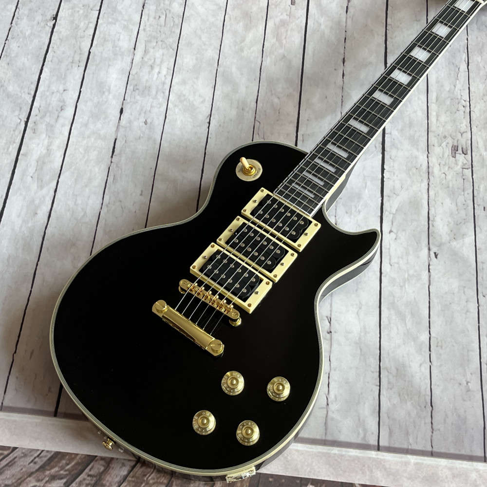 6 strings Black Beauty electric guitar gold hardware 3 pickups free shipping
