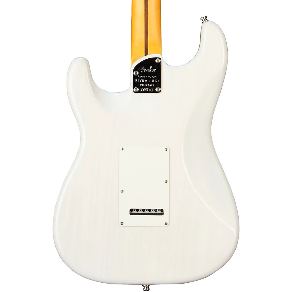 Fender American Ultra Luxe Vintage ’50s Stratocaster Maple FB Guitar White Blond