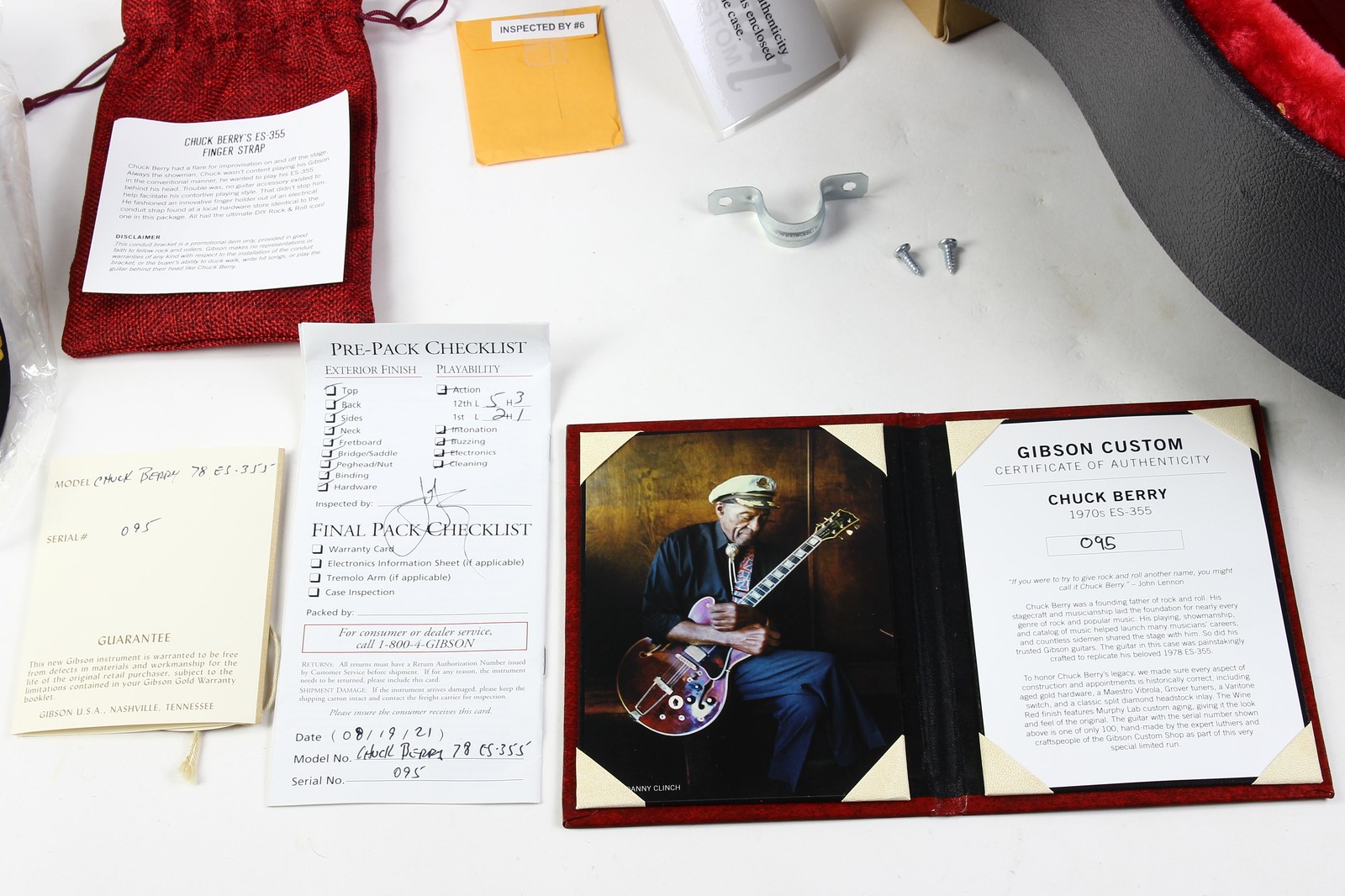 2021 Gibson Custom Shop CHUCK BERRY 1970s ES-355 Murphy Lab Aged Electric Guitar