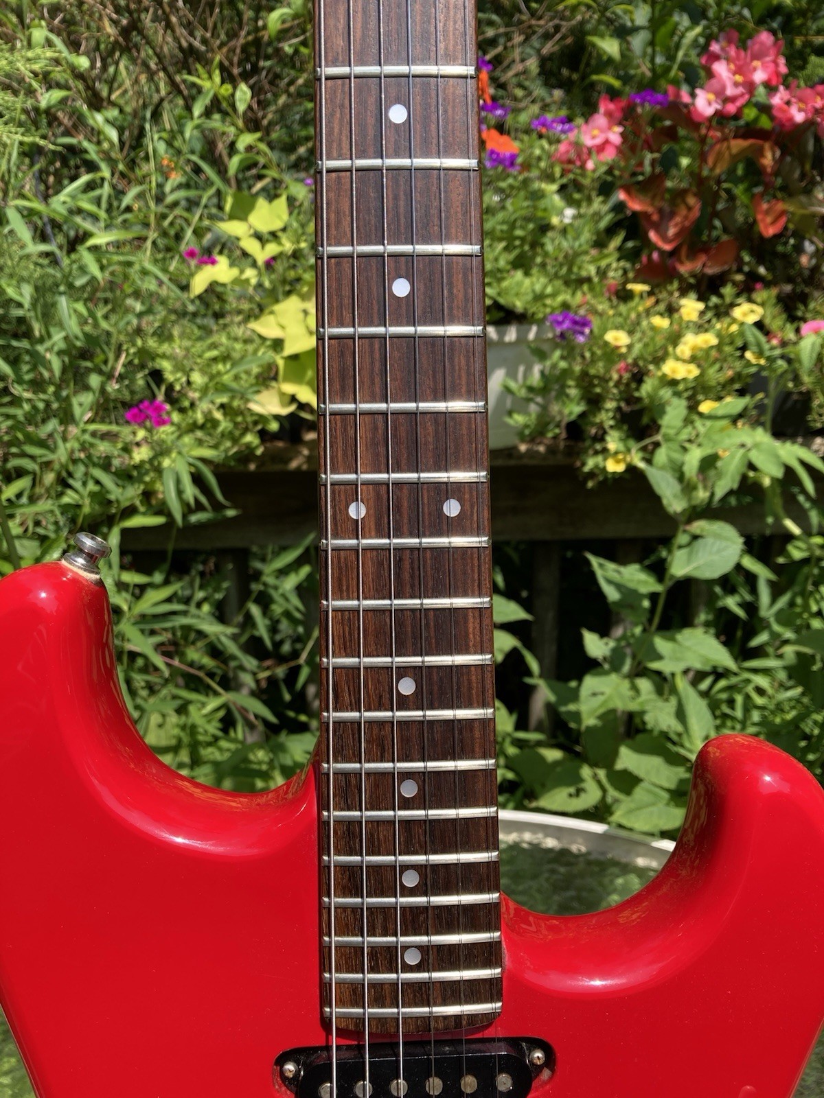 Vintage 1986 Squier by Fender Contemporary Stratocaster Made in Japan Torino Red