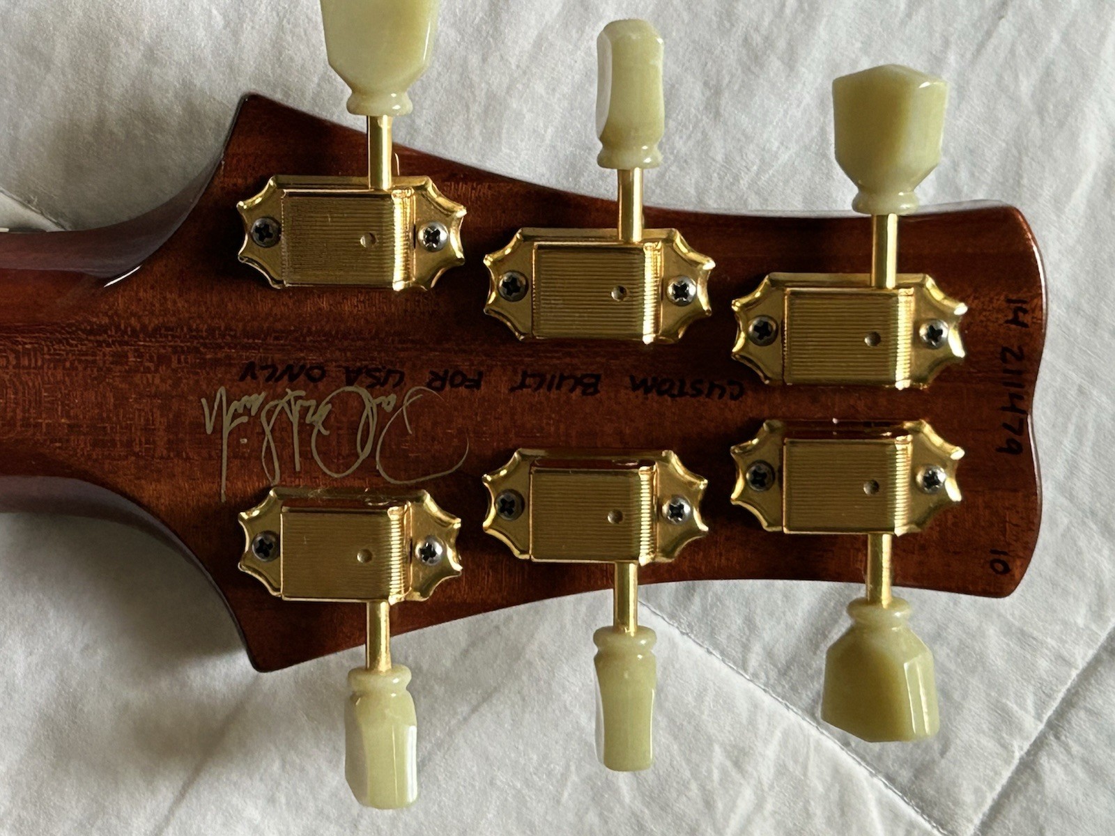 PRS McCarty 245 Wood Library 10 top, single cut w/Santana head, signed by Paul