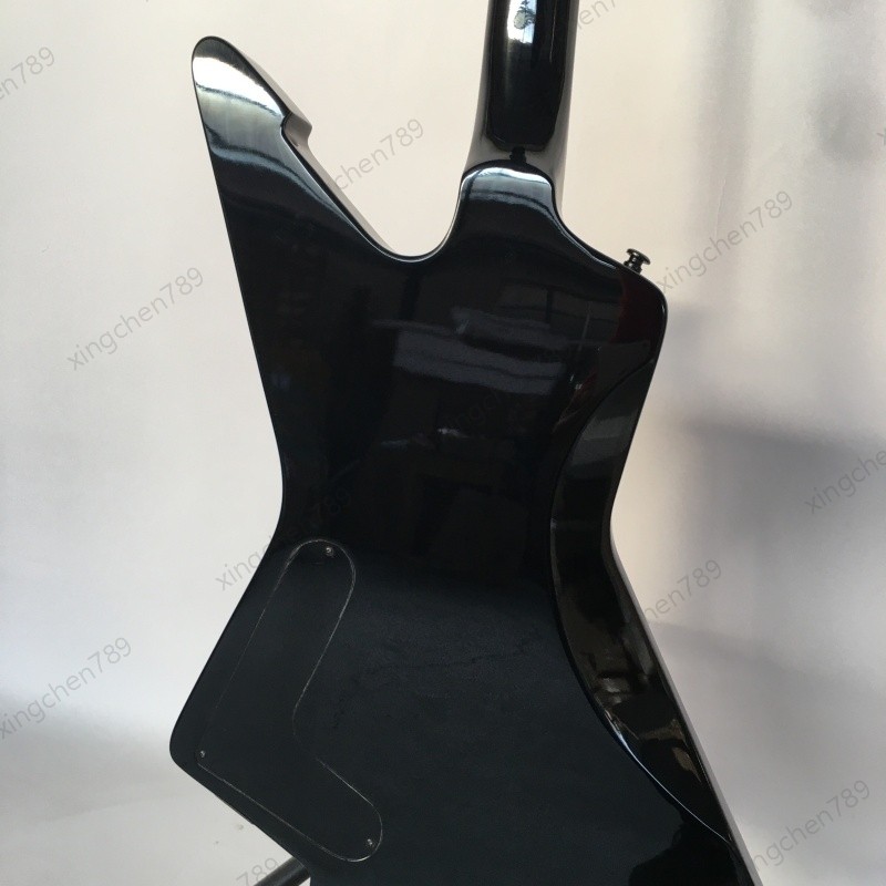 Hard Rock Solid Body Electric Guitar Stainless Rounded Fret Fixed Bridge C Neck