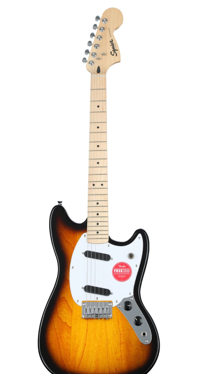 Guitar Squier Sonic Mustang Solidbody Electric Guitar – 2-color Sunburst