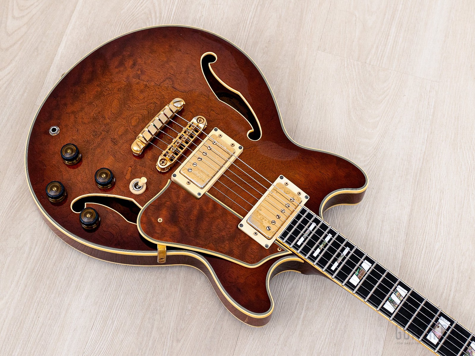 1990 Ibanez Artstar AM200 Burl Mahogany Vintage Semi-Hollow Guitar