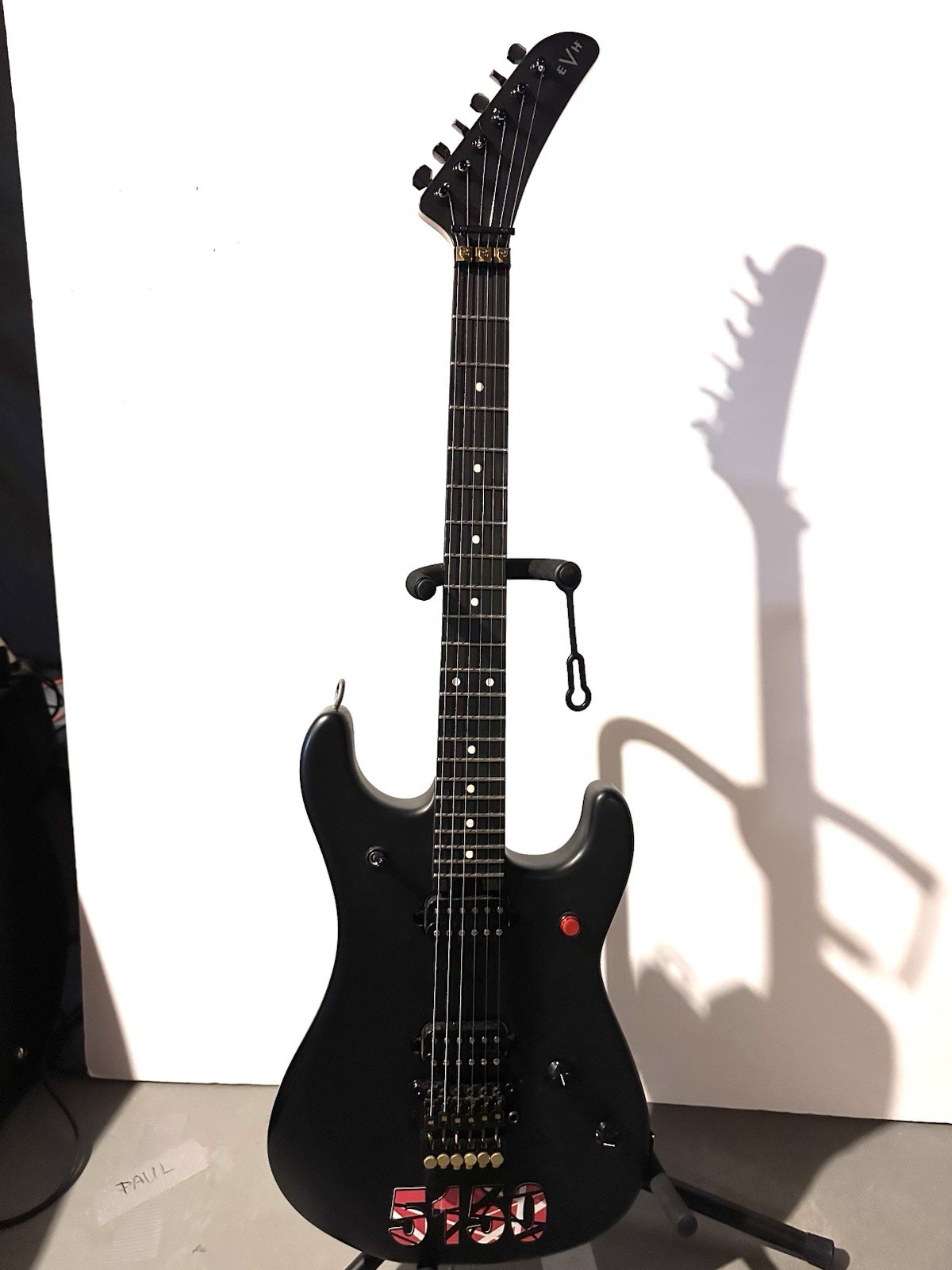 EVH 5150 Series Standard Electric Guitar – Stealth Black with Ebony Fingerboard