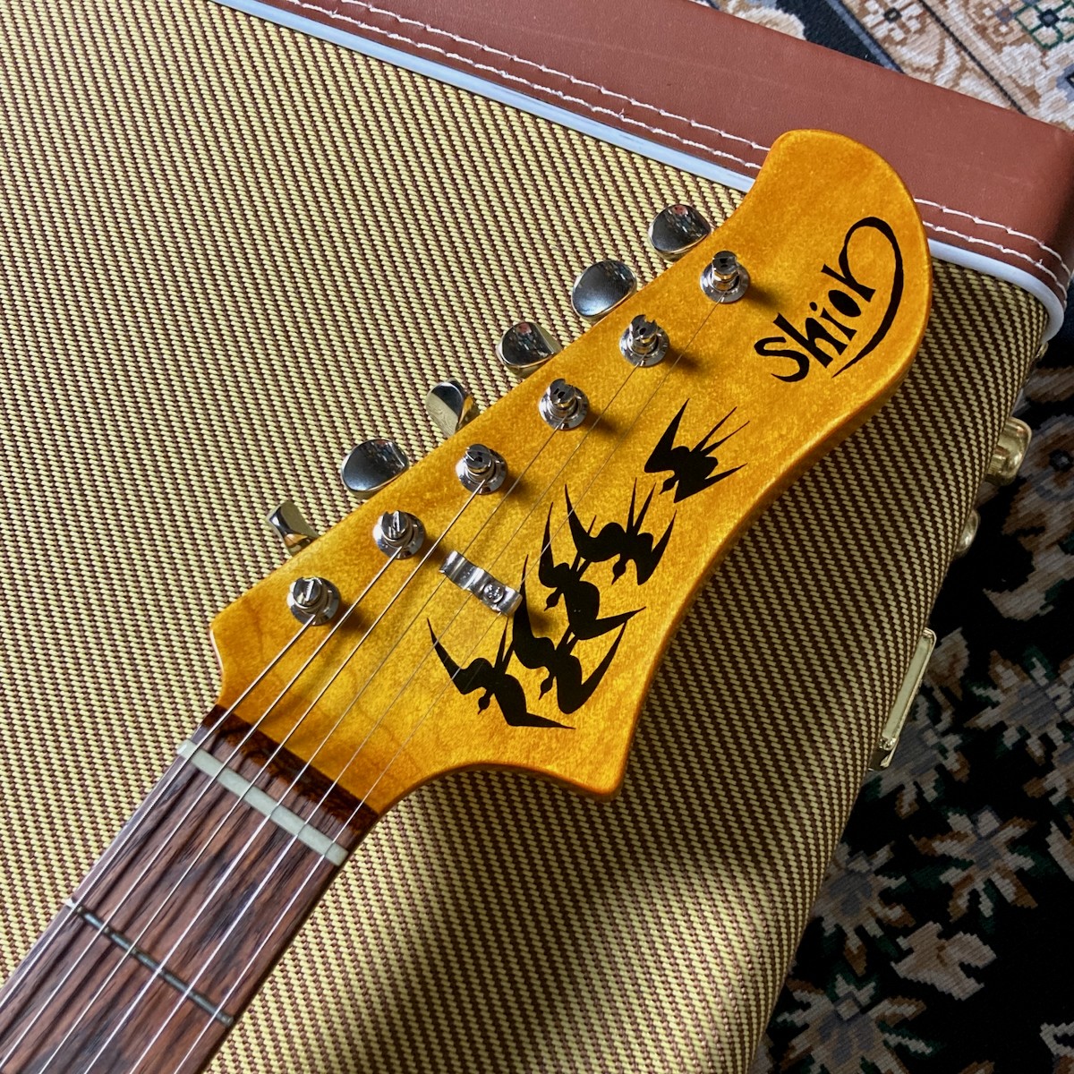 Shior Moden Oddity ST HH Black Hondurus Rosewood Spirit Varnish Used