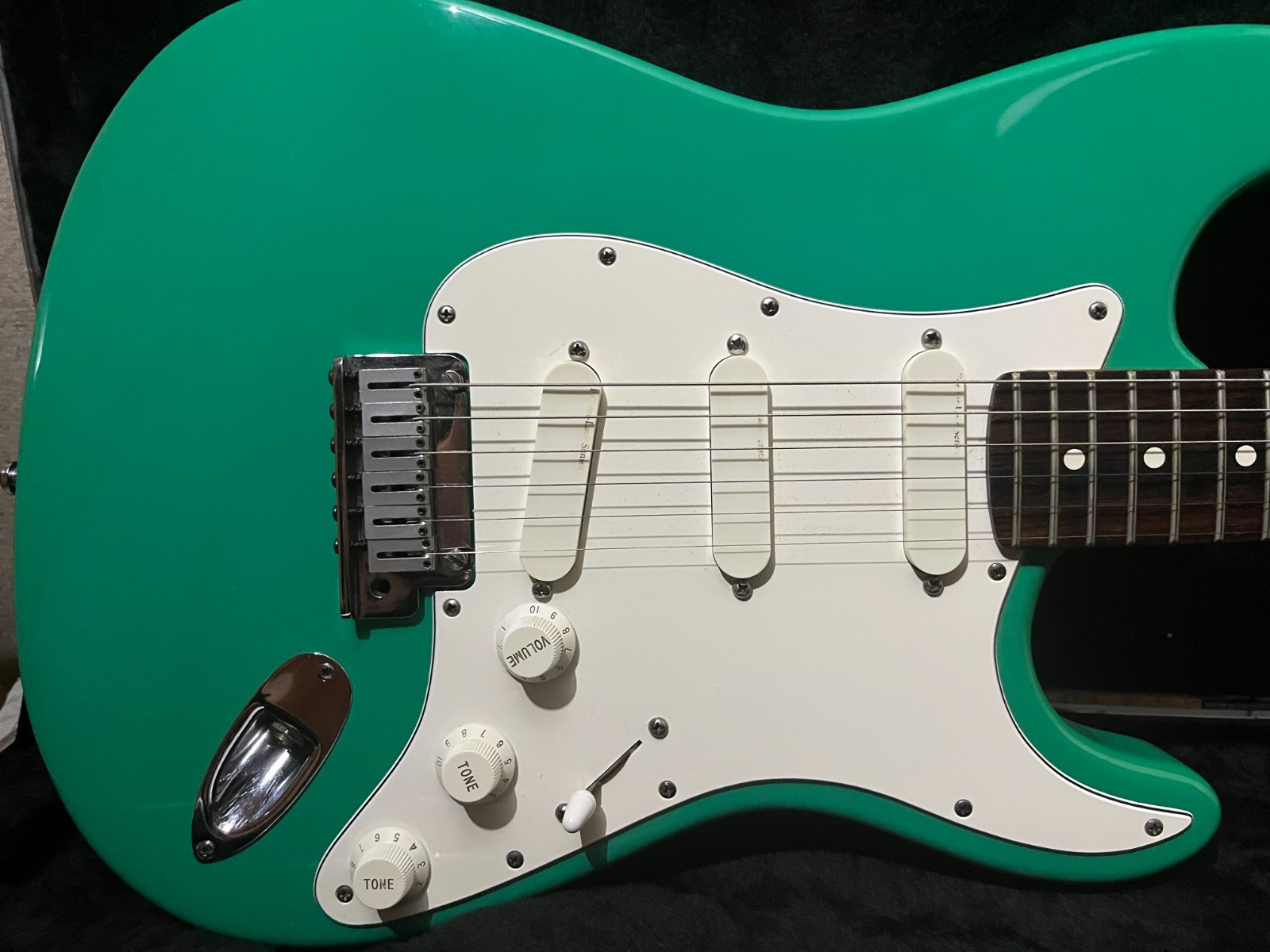 Fender Strat Plus Bahama Green 1988-89 Electric Guitar w/ Rosewood Fretboard