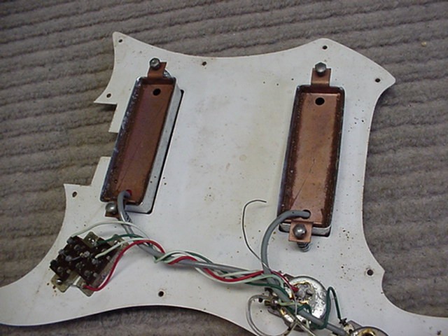 VINTAGE 60s SORRENTO KINGSTON ELECTRIC TEISCO Tortoise Pickguard & PUs knobs