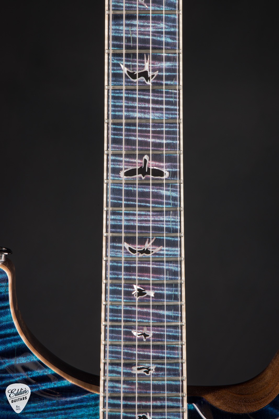 PRS Private Stock #12131 Custom 24 Curly Maple – Aqua Violet