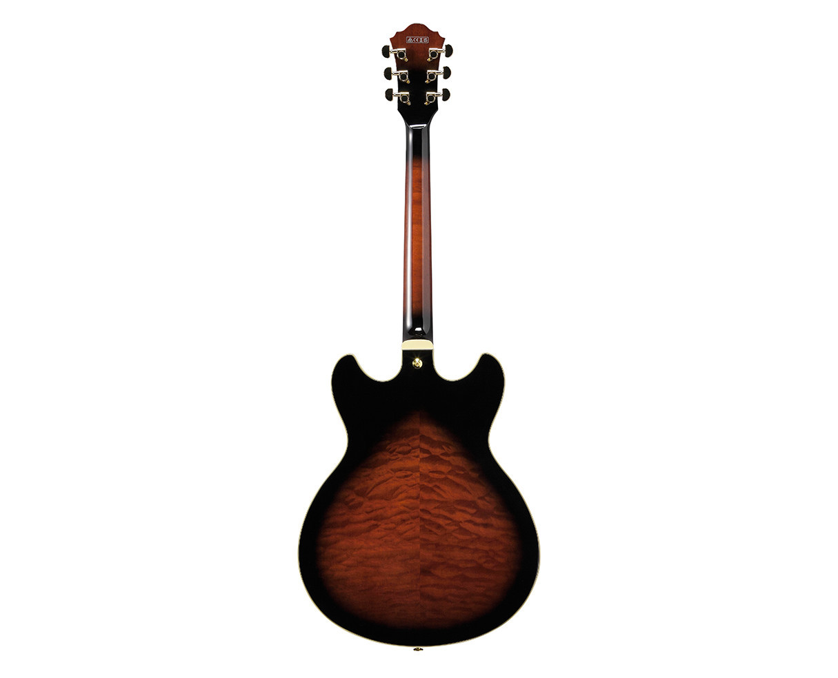 Ibanez AS93QMSPDBS AS Artcore Expressionist Semi-Hollow – Dark Brown Sunburst
