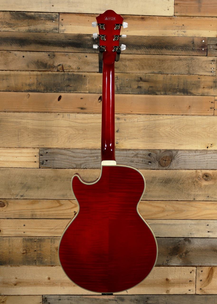 Ibanez George Benson GB10SEFM Hollow Body Electric Guitar Sapphire Red w/ Case