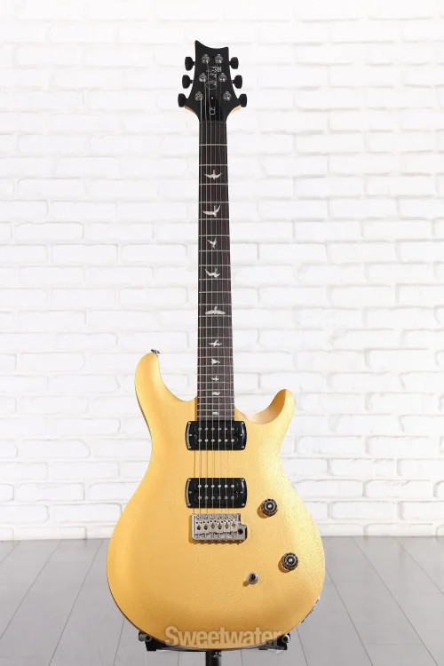 PRS SE CE 24 Standard Satin Electric Guitar – Metallic Gold Satin