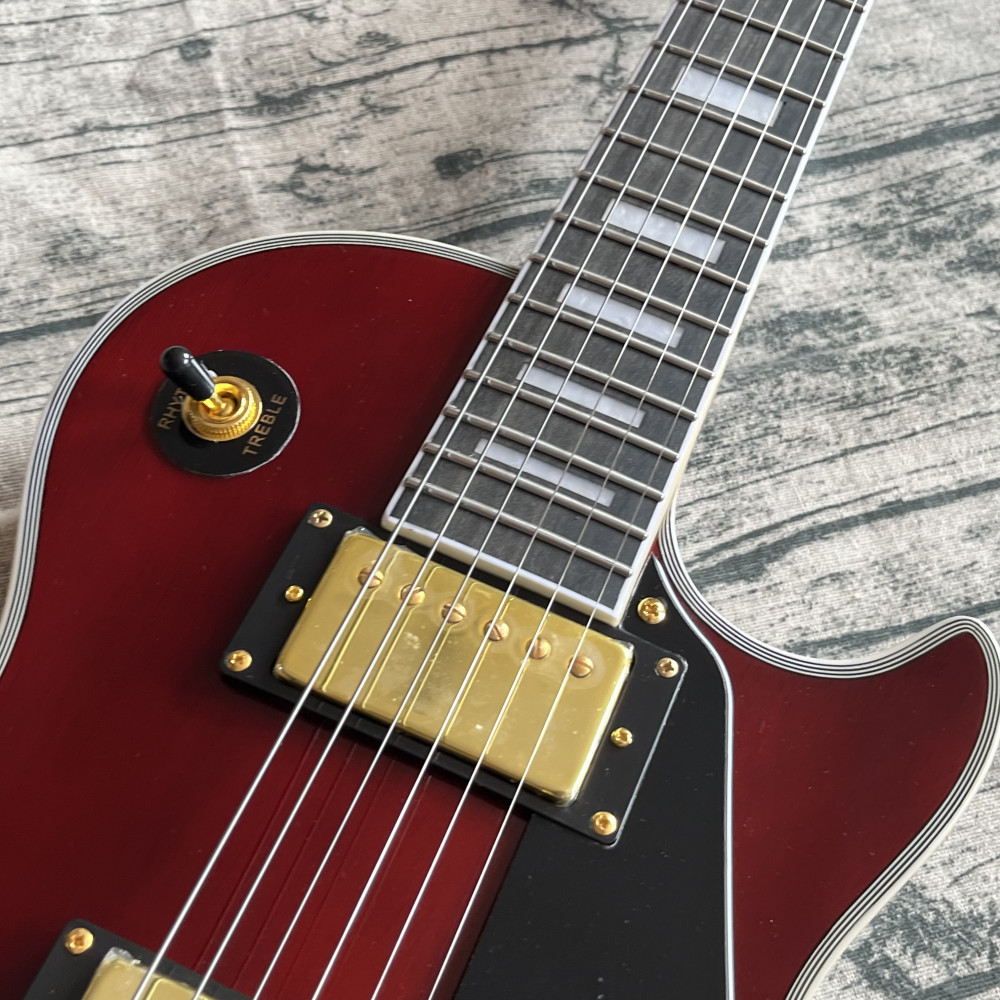 Hot selling Wine Red electric guitar gold color hardware free shipping