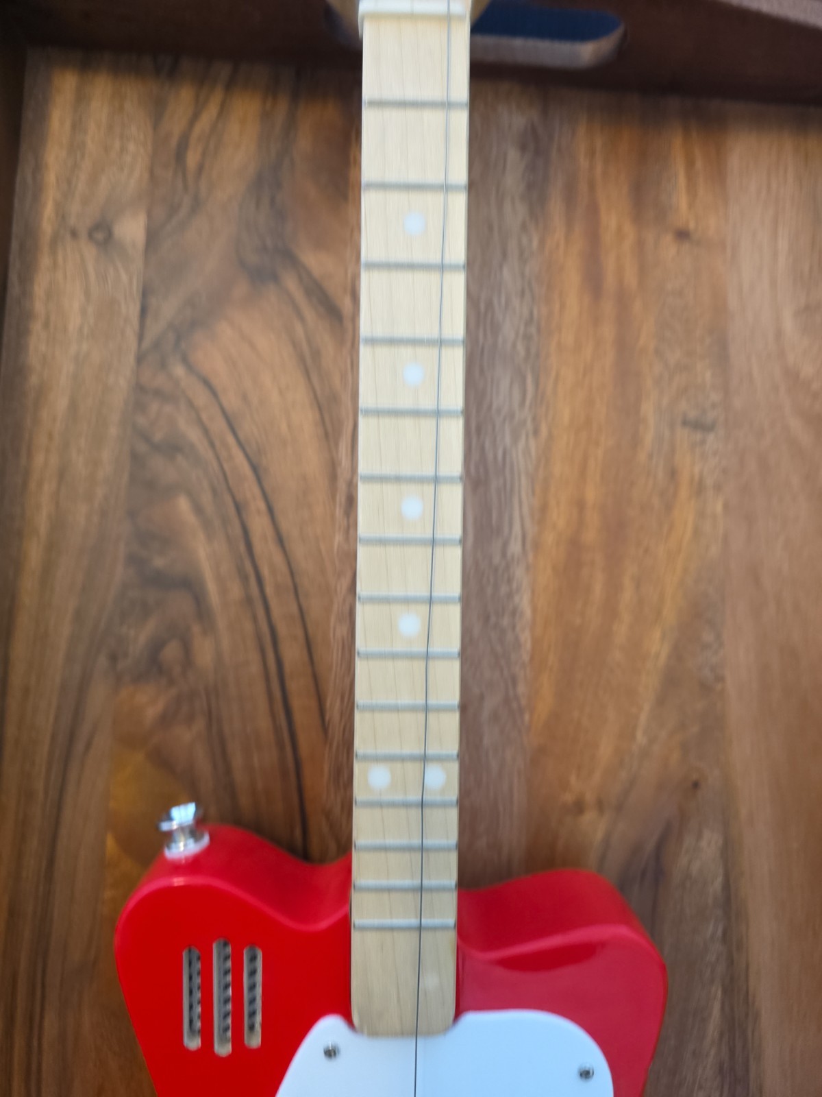 Loog Mini Electric Guitar 3-String Red, Part