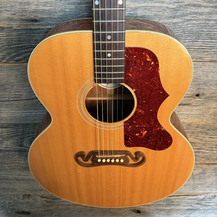 Used Gibson ’07 SJ-100 Jumbo Acoustic-Electric – Natural w/OHSC