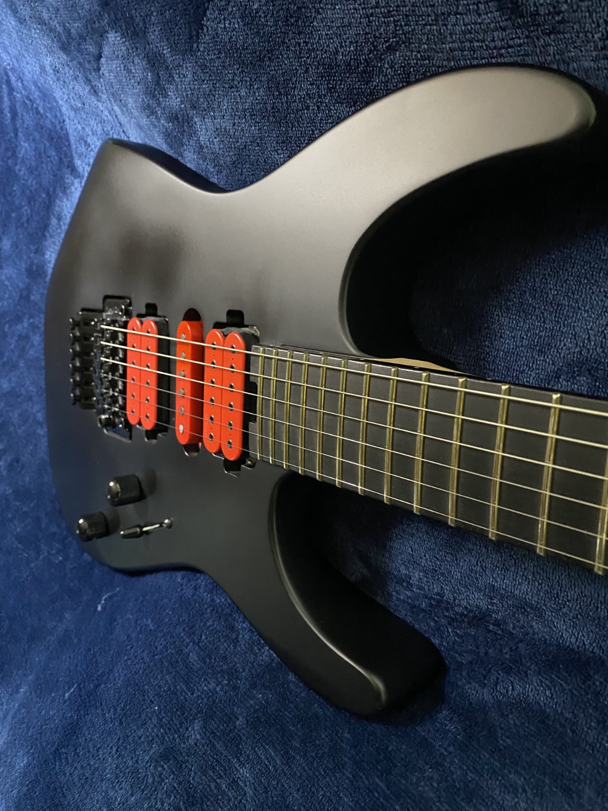 2017 Charvel Super Stock DK24 Limited Edition Satin Black HSH Floyd Rose