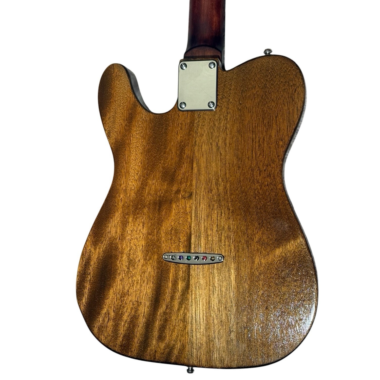 Custom T-Style Electric Guitar Satin Brown DiMarzio Artec Guyker Tuners