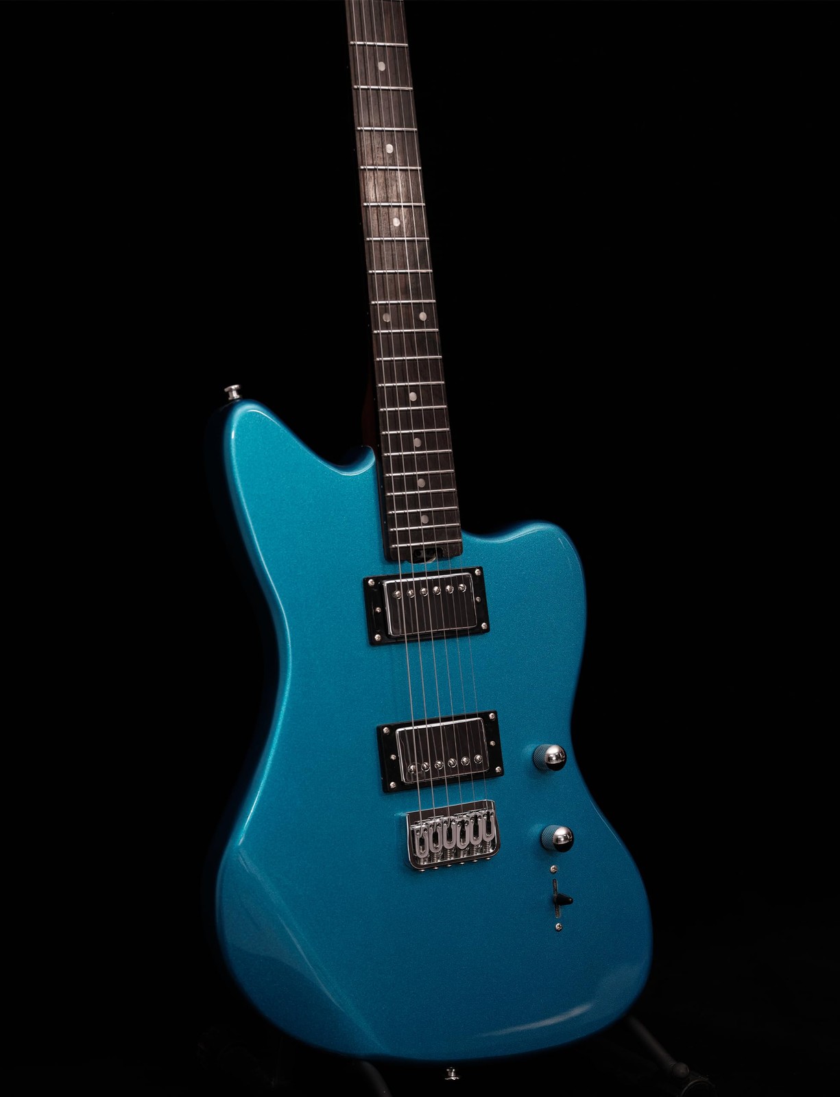 Jazzmaster Mahogany Solid Body Electric Guitar,Roasted Maple Neck and Rosewoo…