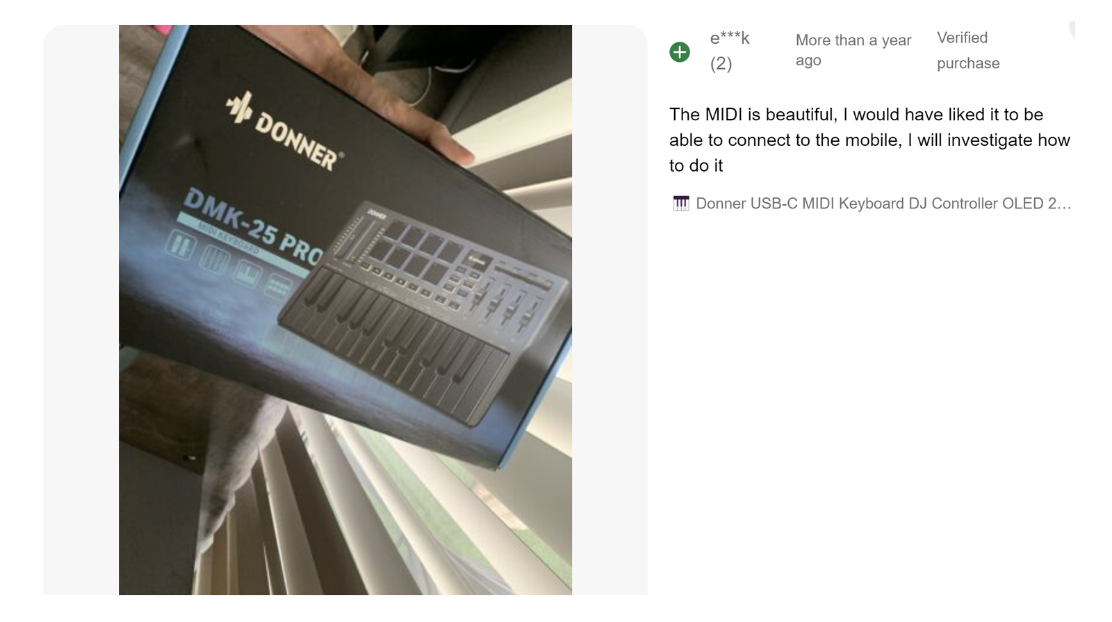 Donner DMK-25 Pro USB MIDI Keyboard Controller + DAW Software 40 Teaching Course