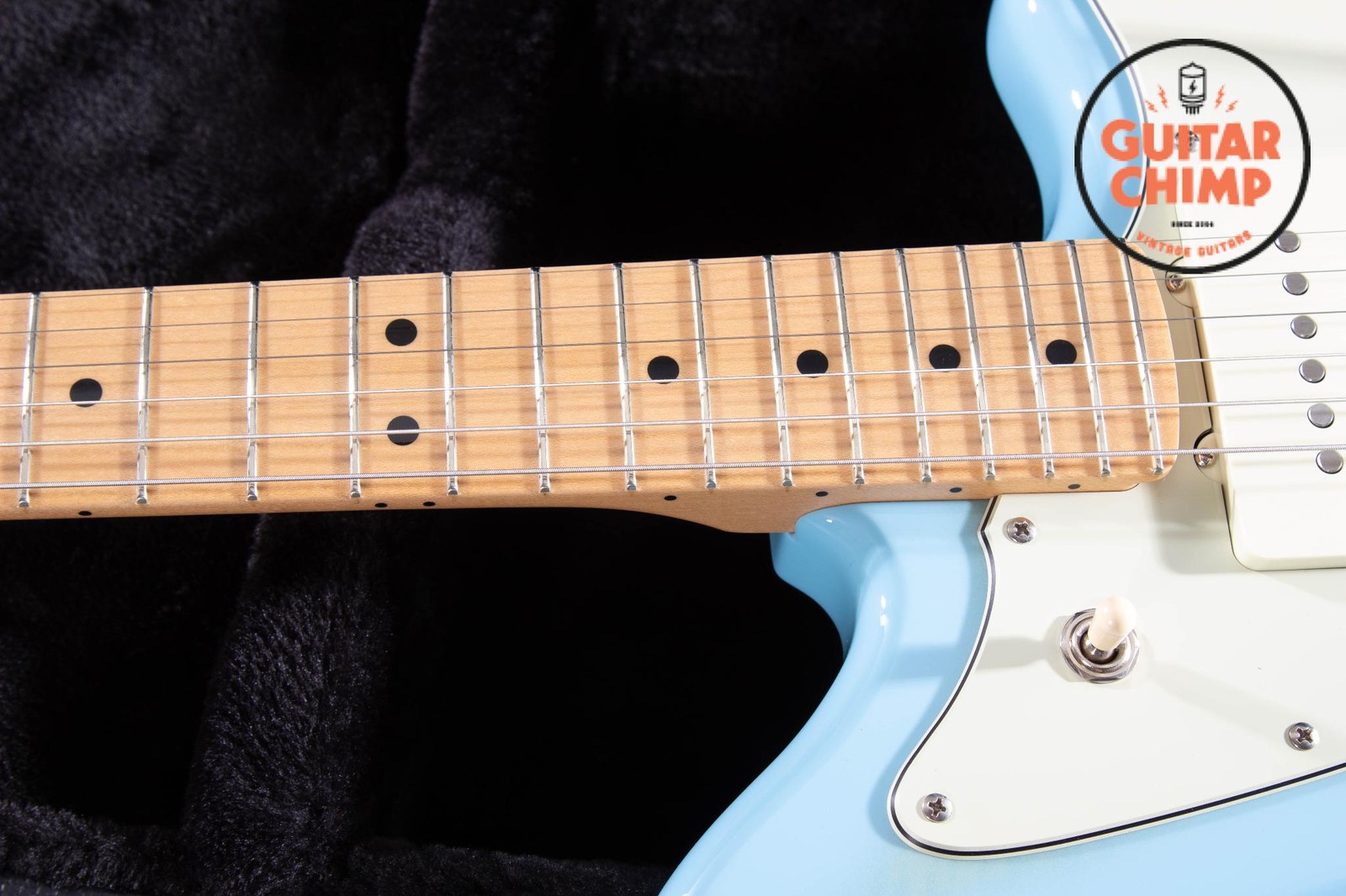 2024 Fender MIJ Hybrid II Jazzmaster FMT Flame Celeste Blue w/ HSC Japan