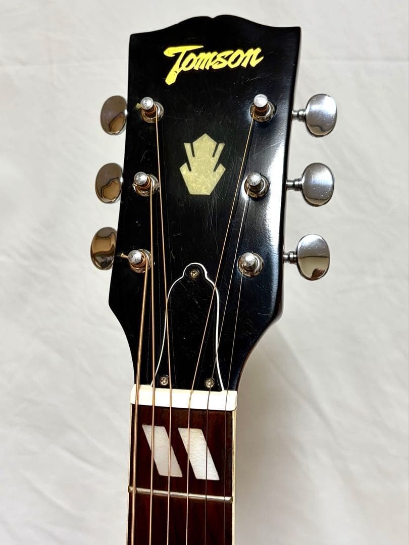 [New strings replaced] Tomson acoustic guitar TG-250 DOVE type Kiso Suzuki