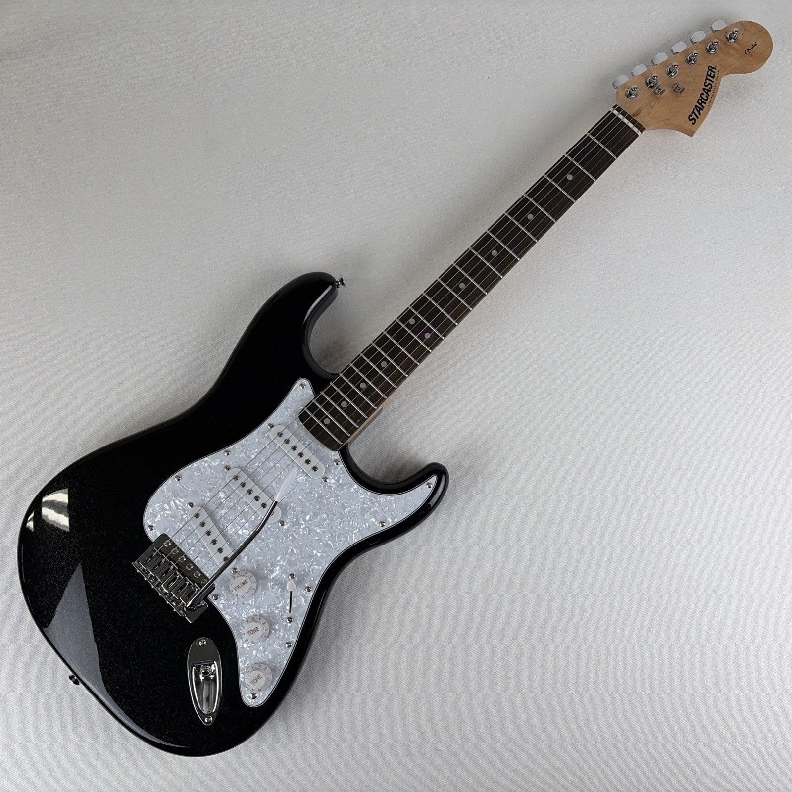 Metallic Black Starcaster Strat by Fender Electric Guitar ~ With Gig Bag ~ Nice