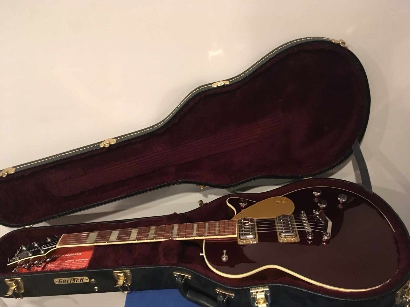 Gretsch Guitars G6228FM-PE Players Edition Duo Jet Guitar Dark Cherry Metallic