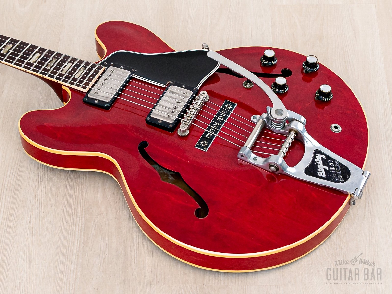 1962 Gibson ES-335 TDC Vintage Semi-Hollow Guitar w/ Bigsby, Pat # Pickups, Case