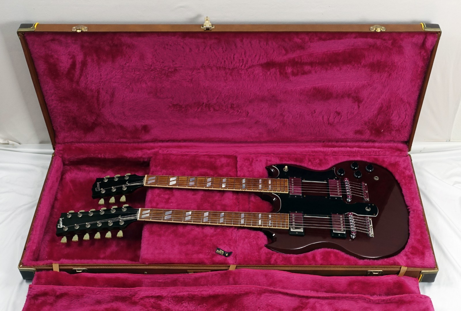 1992 Gibson EDS-1275 Double Neck SG Cherry Red with Original Hardshell Case